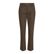 Elegante Wijde Pijp Broek Rain Drum MOS Mosh , Brown , Dames