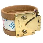 Pre-owned Fabric bracelets Louis Vuitton Vintage , White , Dames