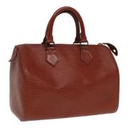 Pre-owned Leather handbags Louis Vuitton Vintage , Brown , Dames