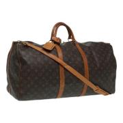 Pre-owned Canvas handbags Louis Vuitton Vintage , Brown , Dames