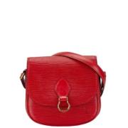 Pre-owned Leather louis-vuitton-bags Louis Vuitton Vintage , Red , Dam...