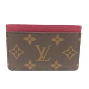 Pre-owned Fabric wallets Louis Vuitton Vintage , Brown , Dames