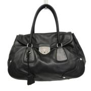 Pre-owned Leather prada-bags Prada Vintage , Black , Dames