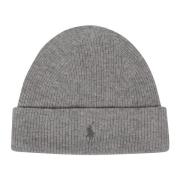 Stijlvolle Beanie Hoed voor het winterseizoen Ralph Lauren , Gray , He...