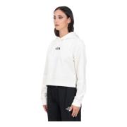 Witte Essential Crop Hoodie voor vrouwen The North Face , White , Dame...