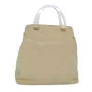 Pre-owned Nylon handbags Prada Vintage , Beige , Dames