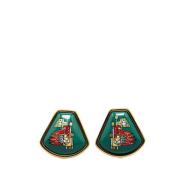 Pre-owned Fabric earrings Hermès Vintage , Multicolor , Dames