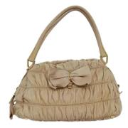 Pre-owned Fabric prada-bags Prada Vintage , Beige , Dames