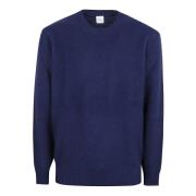 Luxe Blauwe Trui Aw24 Eleventy , Blue , Heren