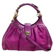 Pre-owned Leather handbags Salvatore Ferragamo Pre-owned , Purple , Da...