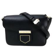 Pre-owned Leather shoulder-bags Givenchy Pre-owned , Black , Dames