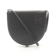 Pre-owned Leather shoulder-bags Loewe Pre-owned , Black , Dames