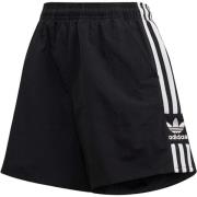 Sportieve Zwarte Gestreepte Shorts voor Vrouwen Adidas , Black , Dames