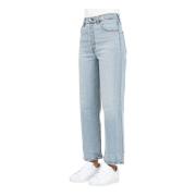 Ribcage Straight Ankle Jeans Levi's , Blue , Dames