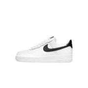 Air Force 1 Laag Wit Zwart Nike , White , Heren