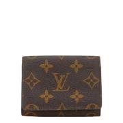 Pre-owned Plastic wallets Louis Vuitton Vintage , Brown , Dames