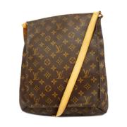 Pre-owned Fabric louis-vuitton-bags Louis Vuitton Vintage , Brown , Da...