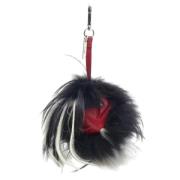 Pre-owned Fur key-holders Fendi Vintage , Black , Dames