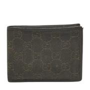 Pre-owned Canvas wallets Gucci Vintage , Brown , Heren