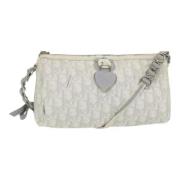 Pre-owned Leather handbags Dior Vintage , White , Dames