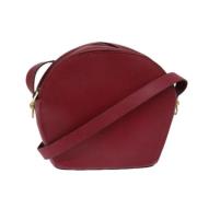 Pre-owned Leather shoulder-bags Celine Vintage , Red , Dames