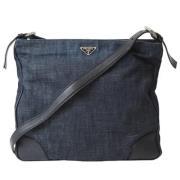 Pre-owned Cotton prada-bags Prada Vintage , Blue , Dames