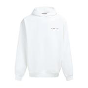 Gekreukelde Sweatshirt Marni , White , Heren