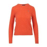 Koraalrode Sweater Juliana Pullover Ralph Lauren , Red , Dames