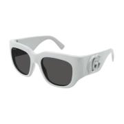 Stijlvolle zonnebril voor elke look Gucci , White , Unisex