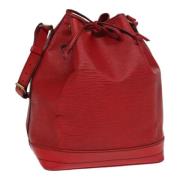 Pre-owned Leather shoulder-bags Louis Vuitton Vintage , Red , Dames