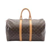 Pre-owned Canvas travel-bags Louis Vuitton Vintage , Brown , Dames