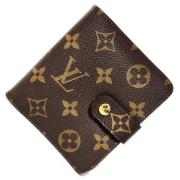 Pre-owned Leather wallets Louis Vuitton Vintage , Brown , Dames