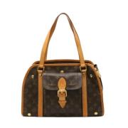 Pre-owned Fabric louis-vuitton-bags Louis Vuitton Vintage , Brown , Da...