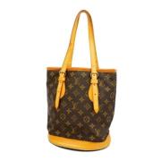 Pre-owned Fabric louis-vuitton-bags Louis Vuitton Vintage , Brown , Da...