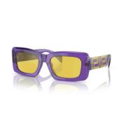 Luxe zonnebril voor stijlvolle uitstraling Versace , Purple , Unisex