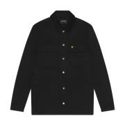 Cord Overshirt voor Mannen Lyle & Scott , Black , Heren