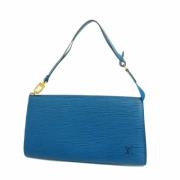 Pre-owned Fabric louis-vuitton-bags Louis Vuitton Vintage , Blue , Dam...