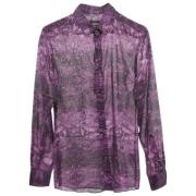 Pre-owned Cotton tops Gucci Vintage , Purple , Heren