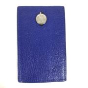 Pre-owned Leather wallets Hermès Vintage , Blue , Dames