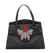 Pre-owned Leather gucci-bags Gucci Vintage , Black , Dames