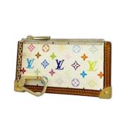 Pre-owned Fabric wallets Louis Vuitton Vintage , White , Dames