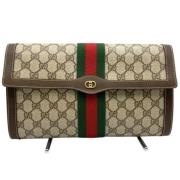 Pre-owned Leather gucci-bags Gucci Vintage , Brown , Dames