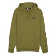 Essentials+ Tap Hoodie Puma , Green , Heren