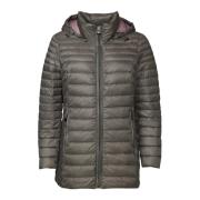 Lichte donsjas Taupe Gewatteerd Vrouwen Danwear , Gray , Dames