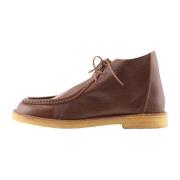 Elias Leren Laars Nature Footwear , Brown , Heren