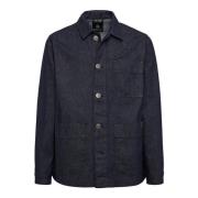 Werkoverhemdjasje in denim Boggi Milano , Blue , Heren