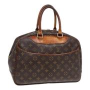 Pre-owned Canvas handbags Louis Vuitton Vintage , Brown , Dames