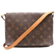 Pre-owned Canvas shoulder-bags Louis Vuitton Vintage , Brown , Dames