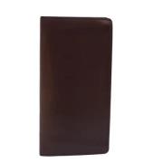 Pre-owned Leather wallets Louis Vuitton Vintage , Brown , Heren