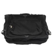 Pre-owned Nylon travel-bags Prada Vintage , Black , Dames